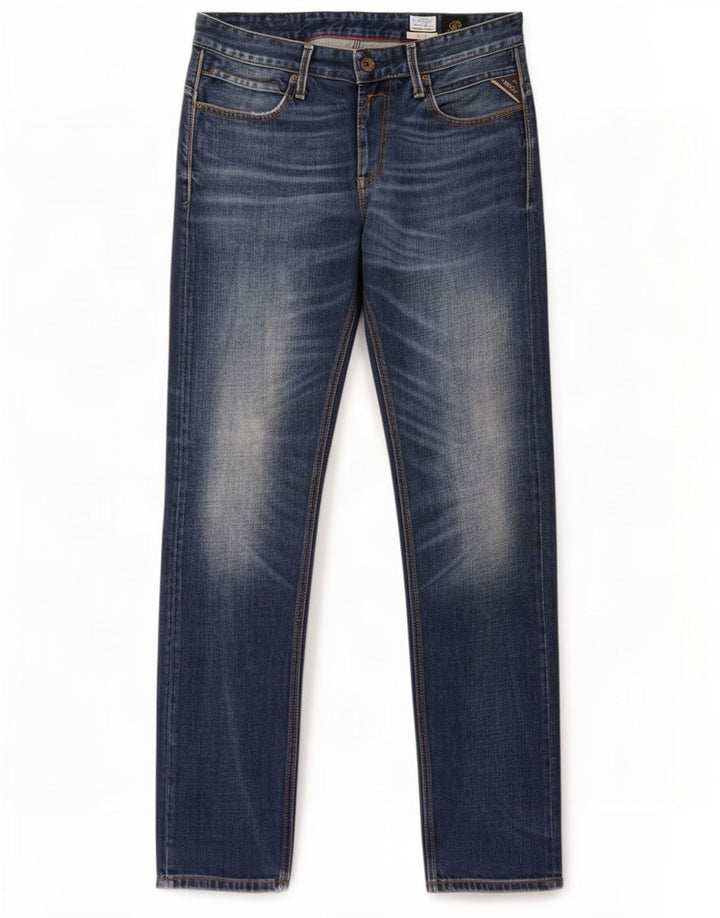 Replay Jean Slim Jeto W34 L34 Homme Bleu Coton