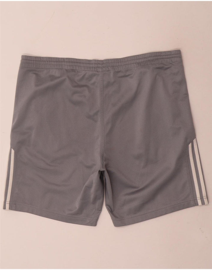 Adidas Short de sport pour homme Large Gris Polyester