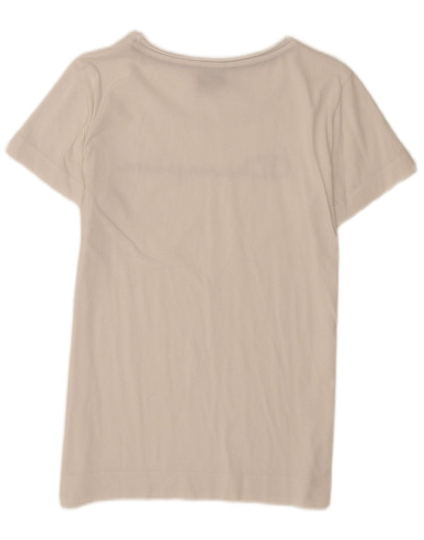 Champion Boys Regular Graphic T-Shirt Top 9-10 ans Blanc Moyen