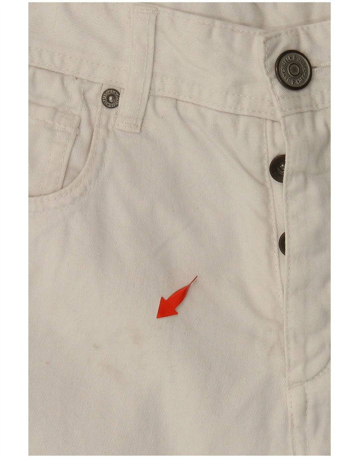 JACK & JONES Short en Jean W30 Homme Blanc Moyen Coton
