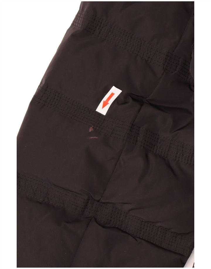 Manteau rembourré à capuche femme vintage IT 50 XL Polyester Noir