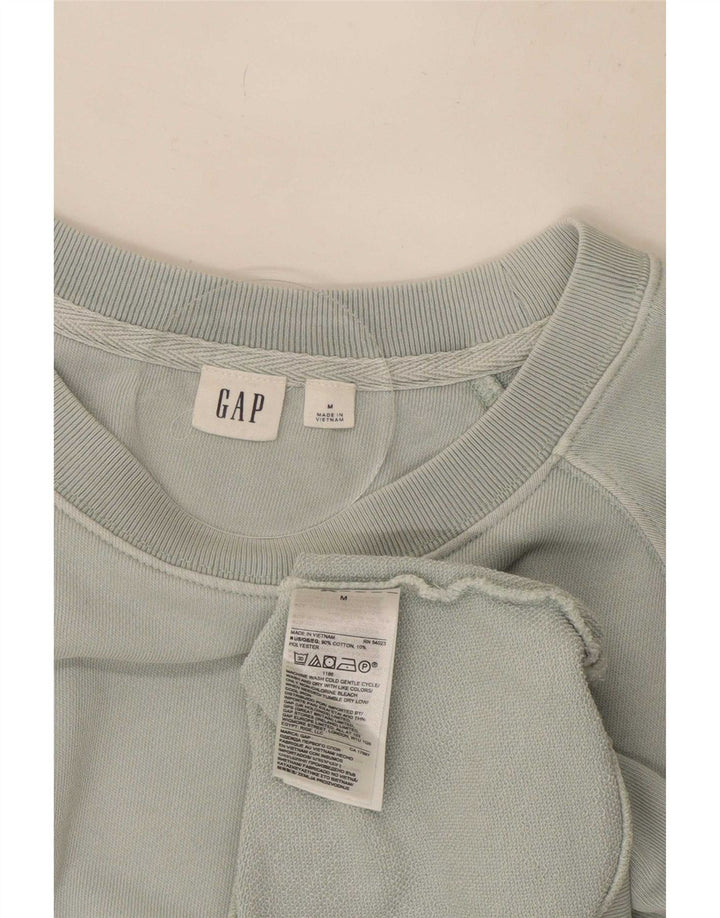 Gap Sweat-shirt à manches courtes pour femme UK 44 en coton vert moyen