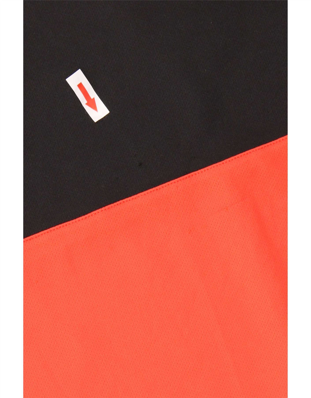 Nike Polo Dri Fit pour homme Large en polyester color block orange