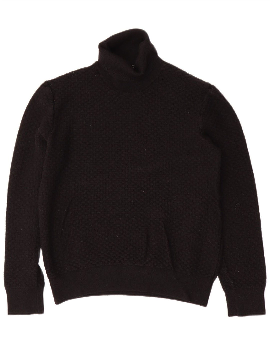 TRUSSARDI Pull col roulé pour femme UK 20 2XL Noir