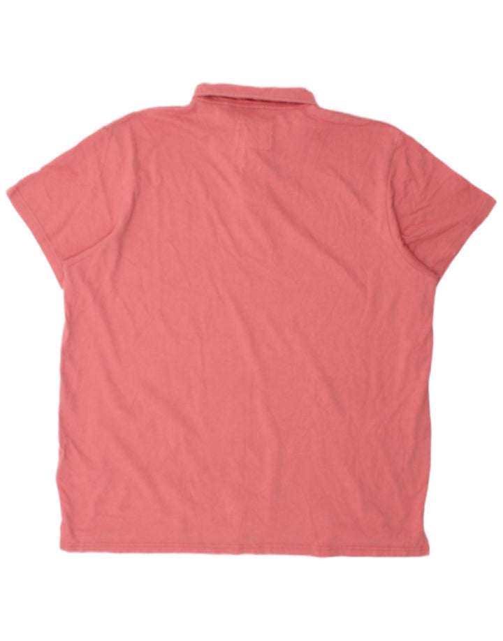 WEIRD FISH Polo Homme XL Rose Coton