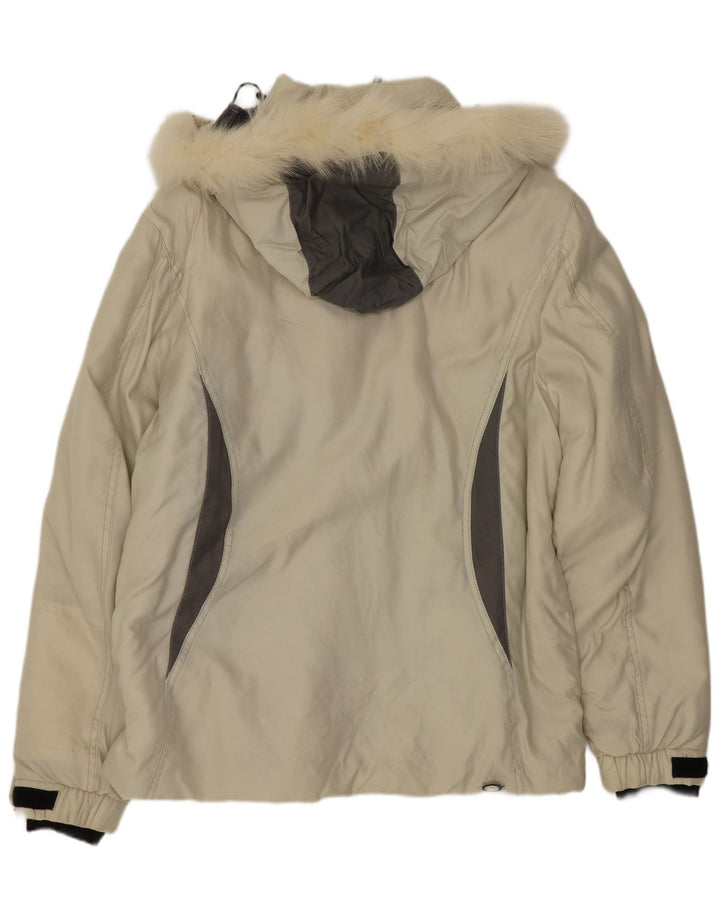 Colmar Veste de ski à capuche pour homme IT 46 Small Beige Colourblock