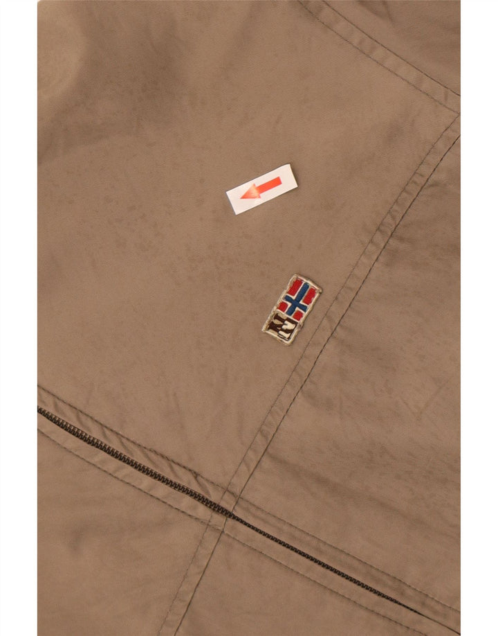 Napapijri Veste Coupe-Vent Geographic Garçon 9-10 Ans Beige Polyamide