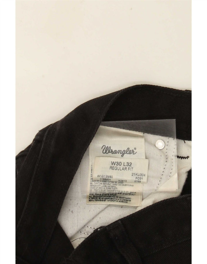 Wrangler Jean droit homme W30 L32 coton noir