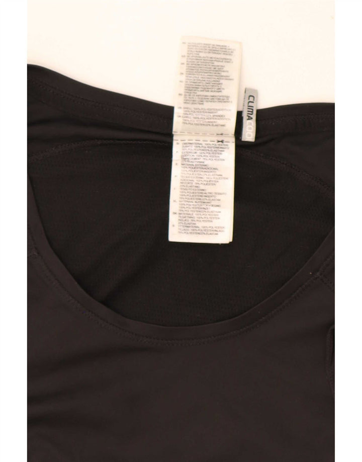 Adidas Climacool T-Shirt Top UK 16 Large Noir Polyester