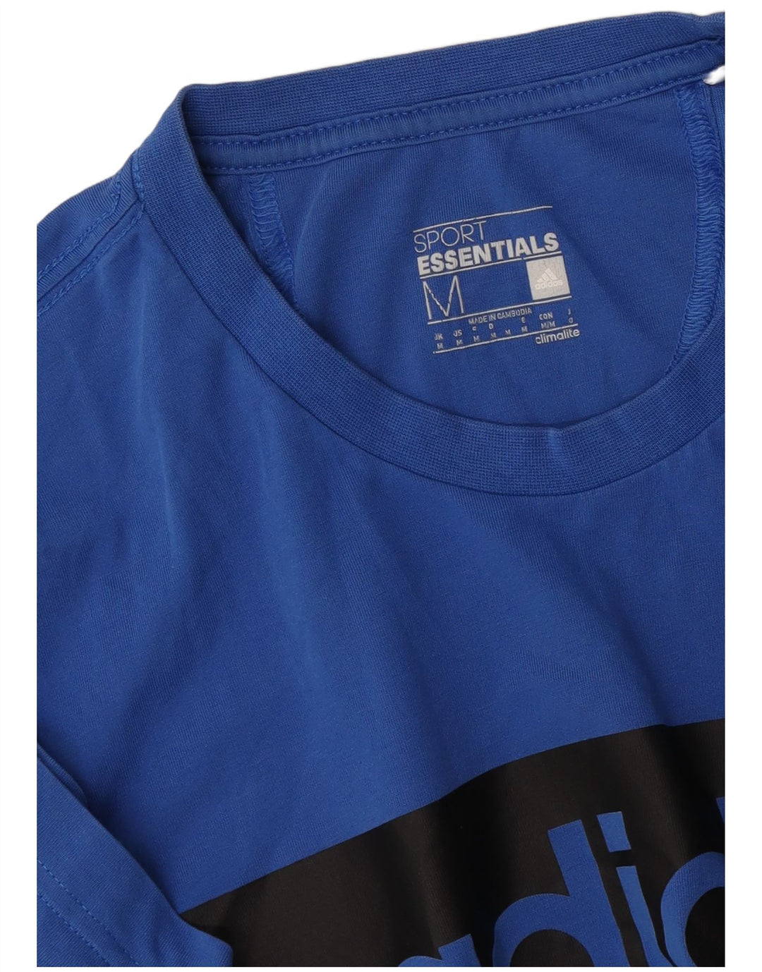 Adidas T-Shirt Climalite Graphic Homme Bleu Moyen