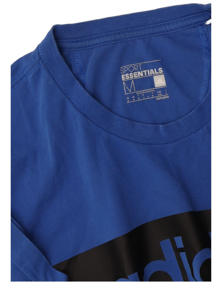 Adidas T-Shirt Climalite Graphic Homme Bleu Moyen