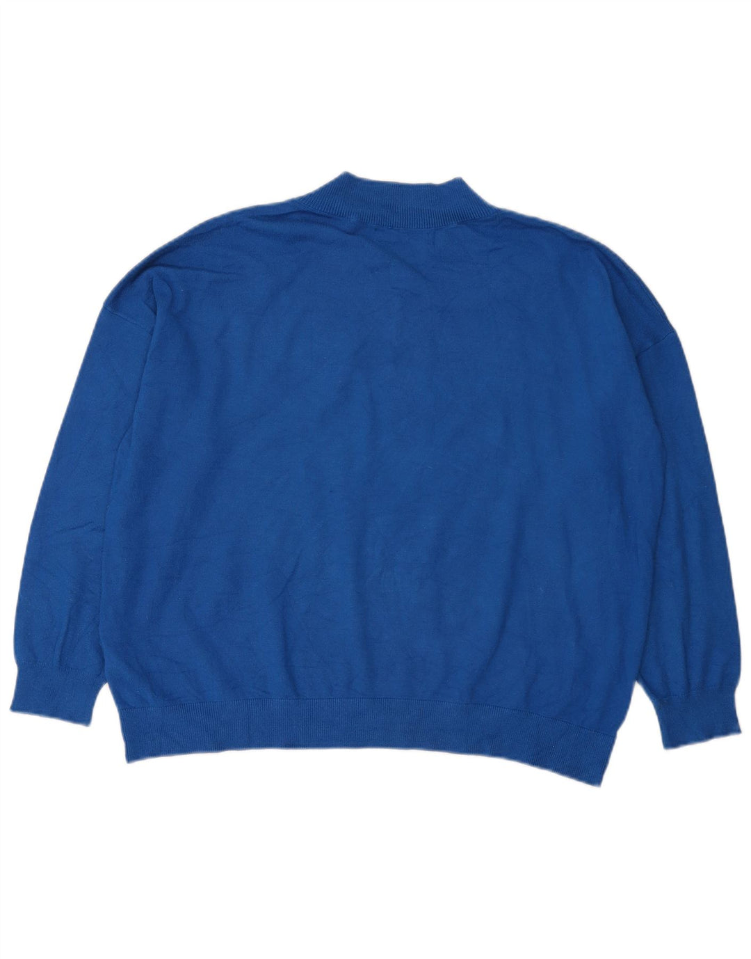 Marks & Spencer Pull surdimensionné à col en V pour femme UK 16 Large Bleu