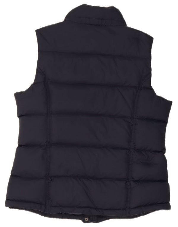 Crew Clothing Gilet rembourré pour femme UK 14 Large Bleu Marine Nylon
