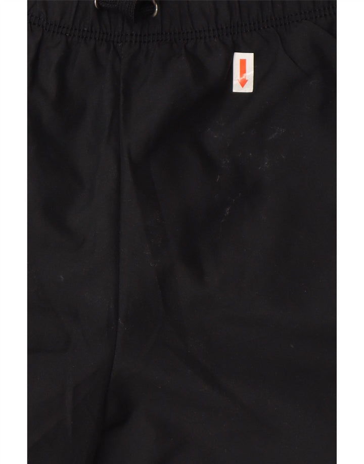 NIKE Womens Capri Tracksuit Trousers UK 10/12 Medium Black Polyester Vintage Nike and Second-Hand Nike from Messina Hembry 