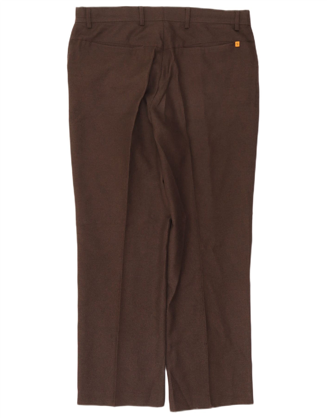 Farah Pantalon décontracté droit pour homme W36 L29 Marron Polyester