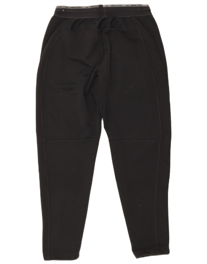 Pantalon de survêtement Nike Dri Fit Graphic pour homme, en polyester noir moyen