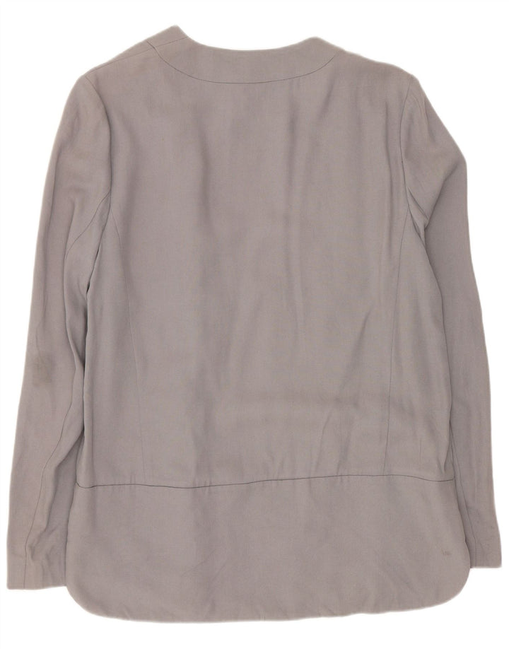 Marks & Spencer Veste blazer ouverte pour femme UK 10 Small Gris Lyocell