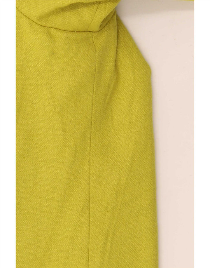 Niu Veste blazer 1 bouton pour femme UK 44 Jaune moyen Polyester