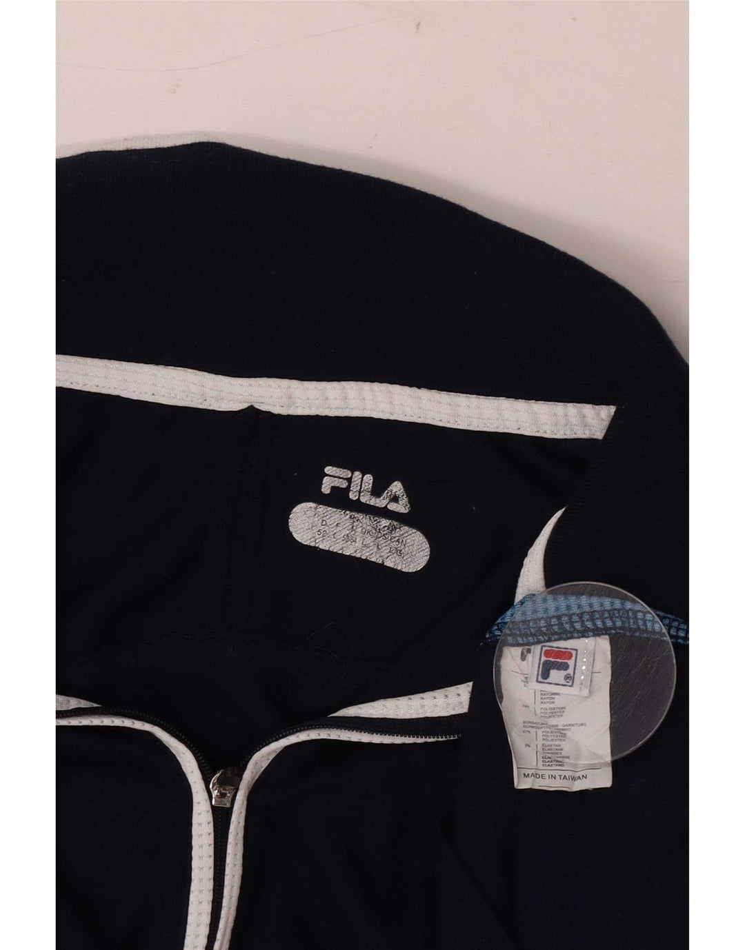 Fila Polo Homme Grand Bleu Marine Coton