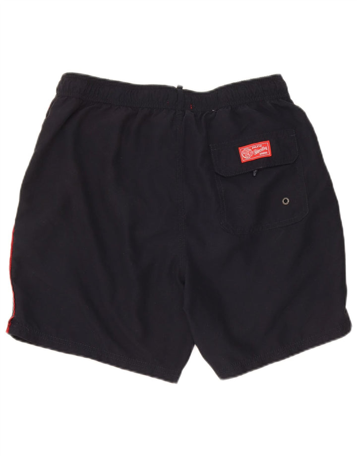 Superdry Short de Sport Homme Large Noir Polyester