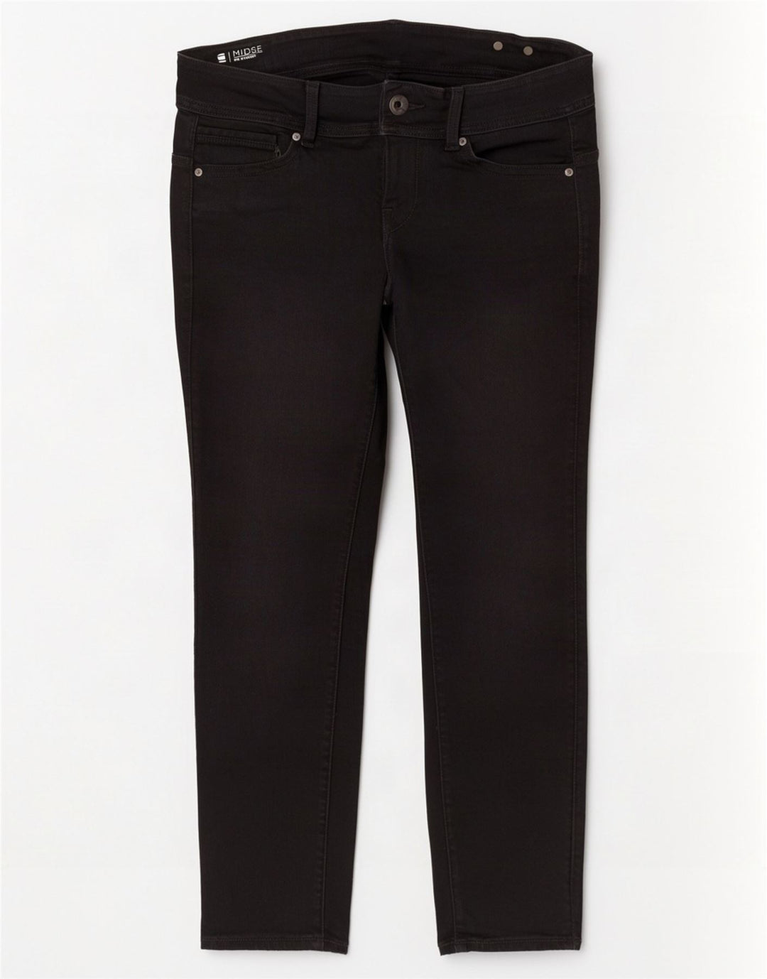 G-Star Jeans Midge Mid Rise Slim Femme W33 L30 Noir