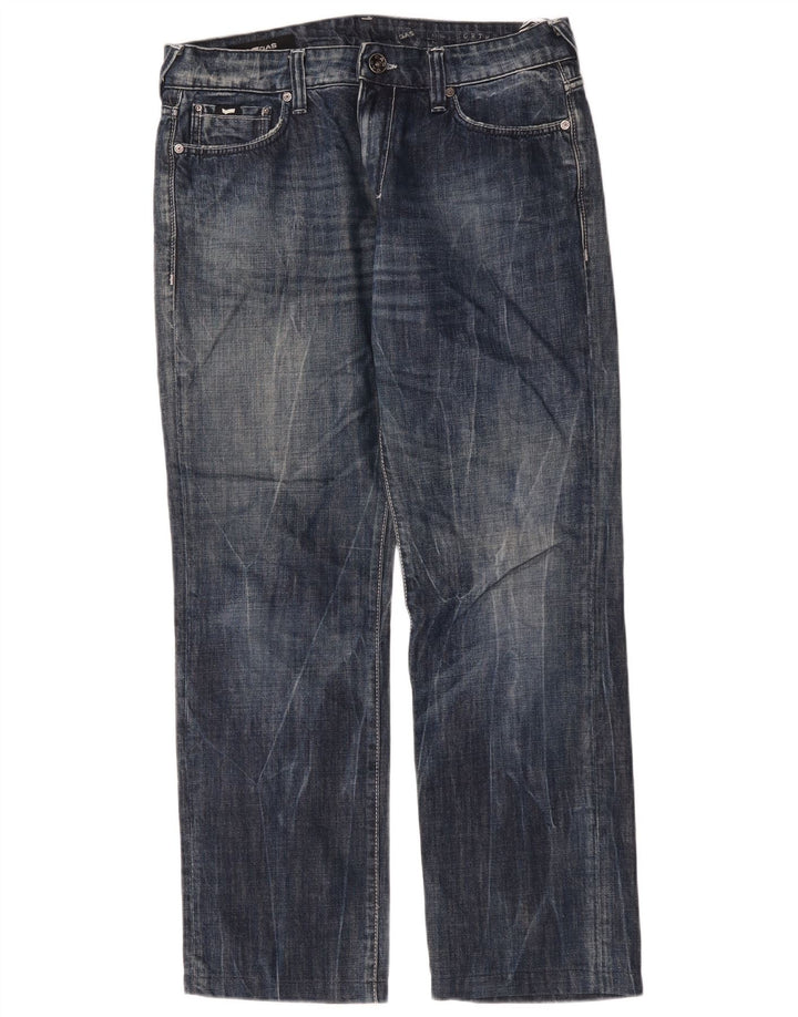 Gas Jean droit homme W33 L30 bleu marine coton
