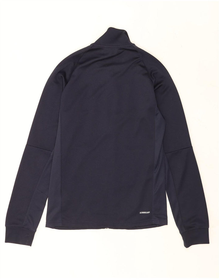 Adidas Hommes Aeroready Survêtement Top Veste Petit Bleu Marine Polyester