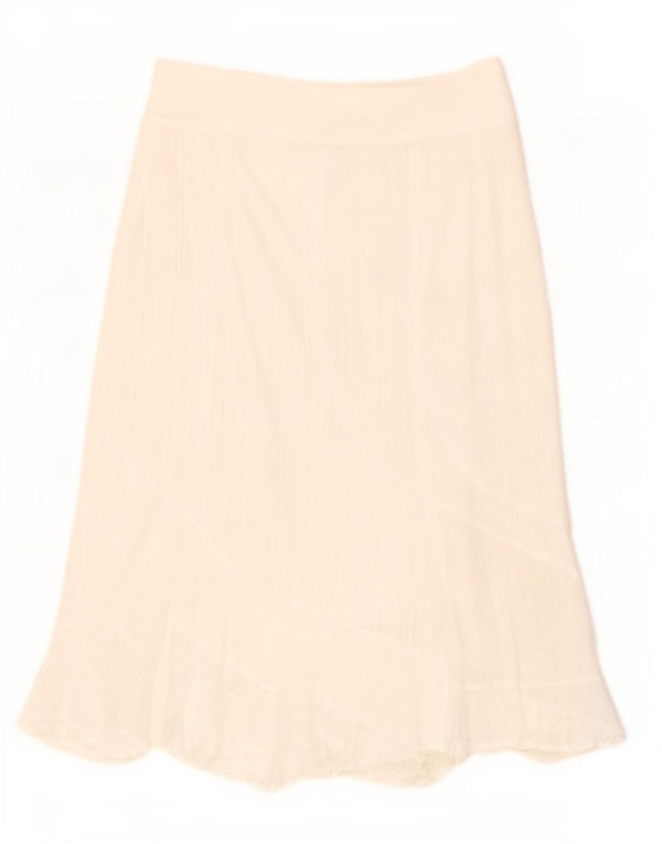 EWM Jupe trapèze pour femme Large W36 Coton blanc