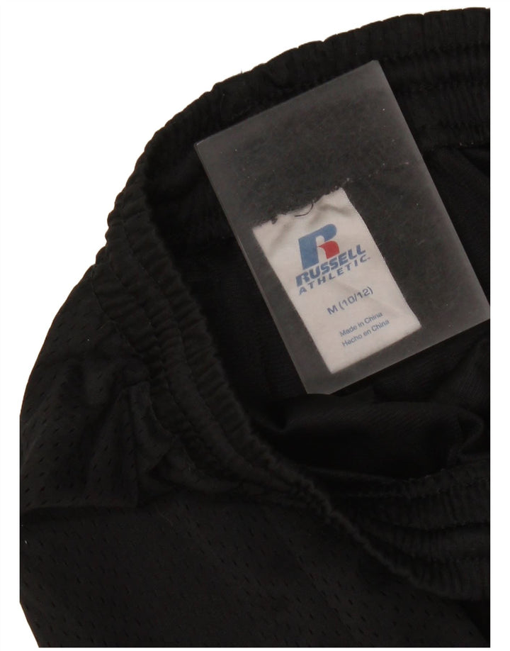 Russell Athletic Short de sport pour garçon 10-11 ans Noir moyen Polyester