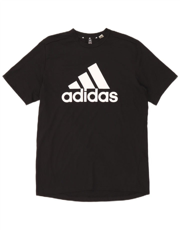 Adidas Homme Aeroready Graphic T-Shirt Top Noir Moyen Polyester