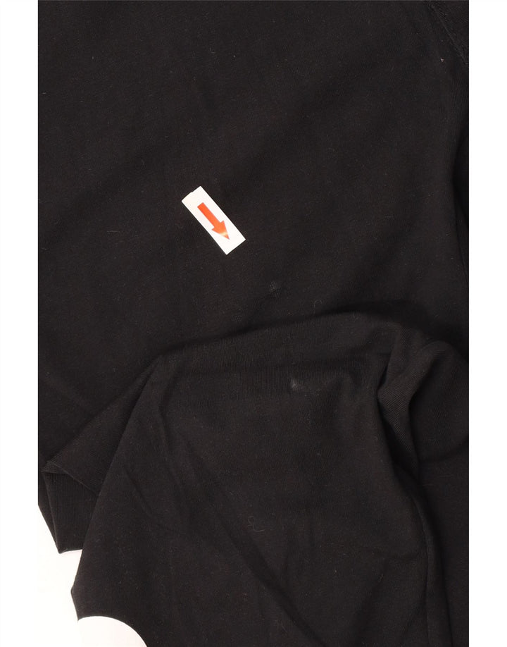 UMBRO Legging court graphique pour femme UK 12 coton noir moyen