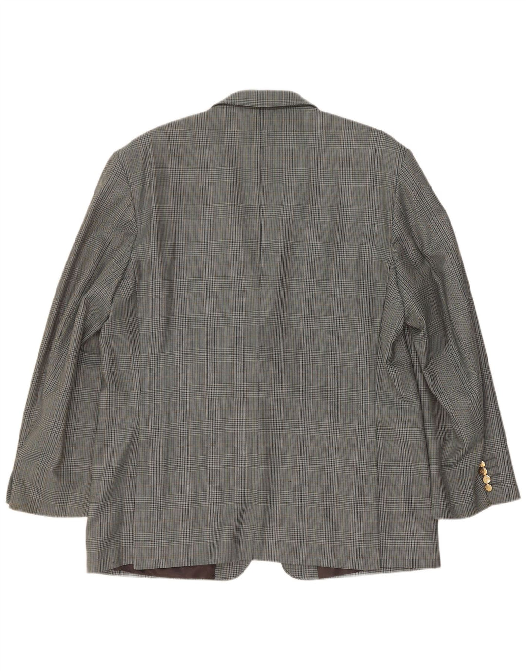 Burberrys Veste Blazer 2 Boutons Homme UK 40 Grande Laine Pied-de-Poule Gris