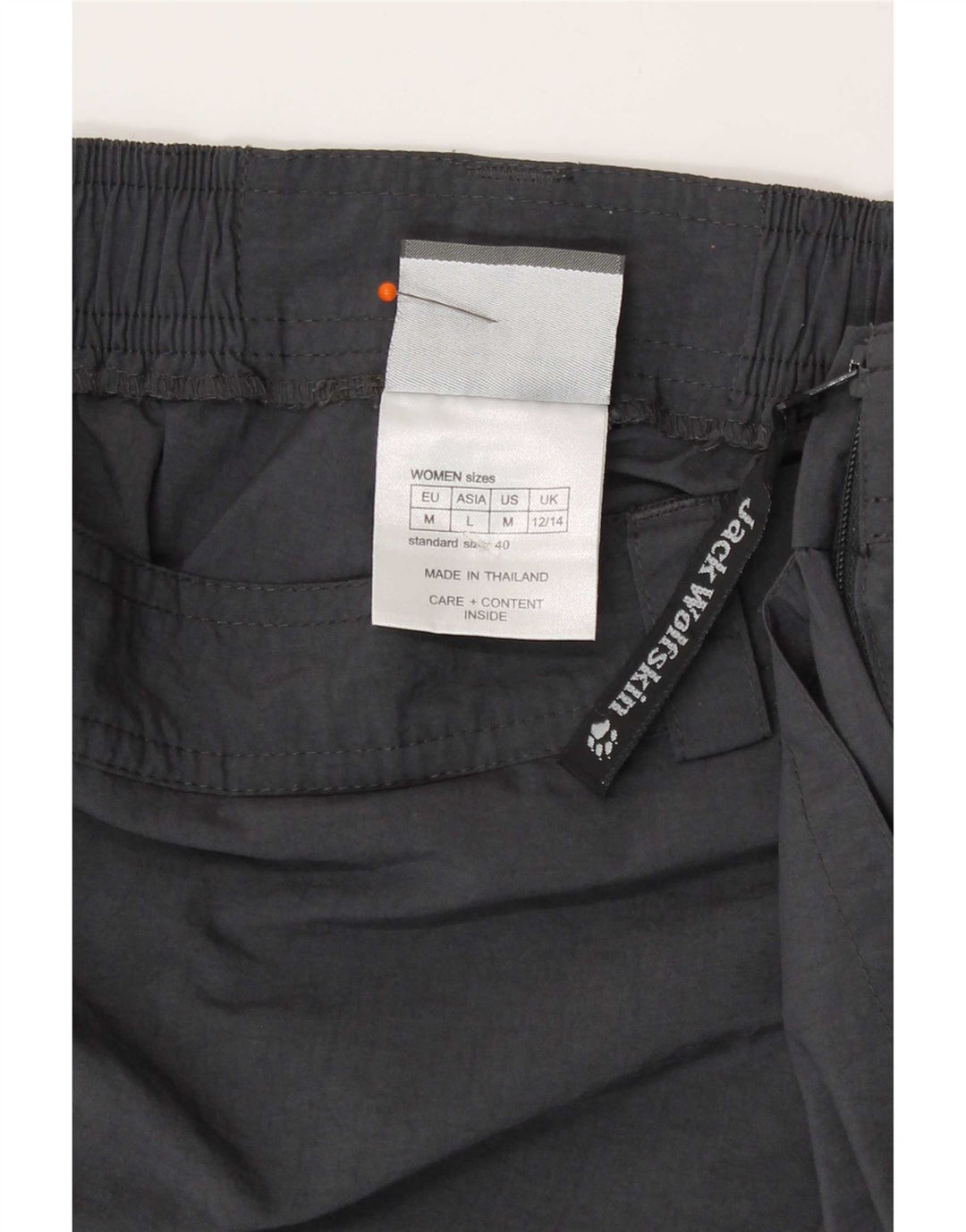 Jack Wolfskin Jupe-short pour femme UK 12/14 Gris moyen Polyamide