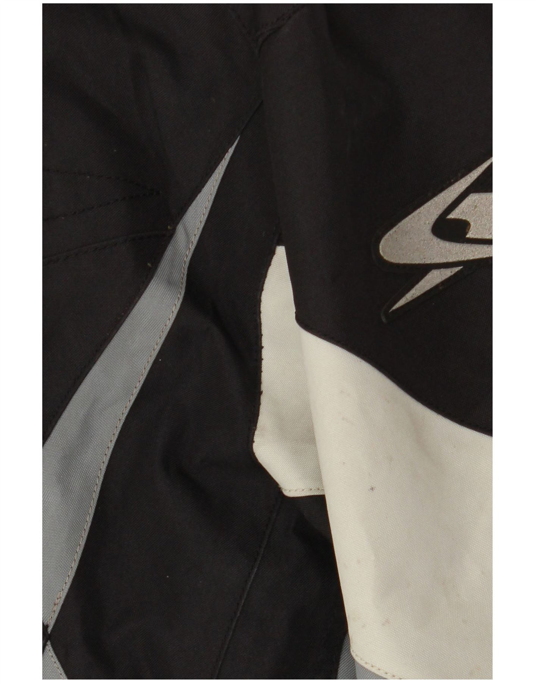 Spyke Veste bomber graphique pour homme UK 40 Large Noir Colourblock Biker