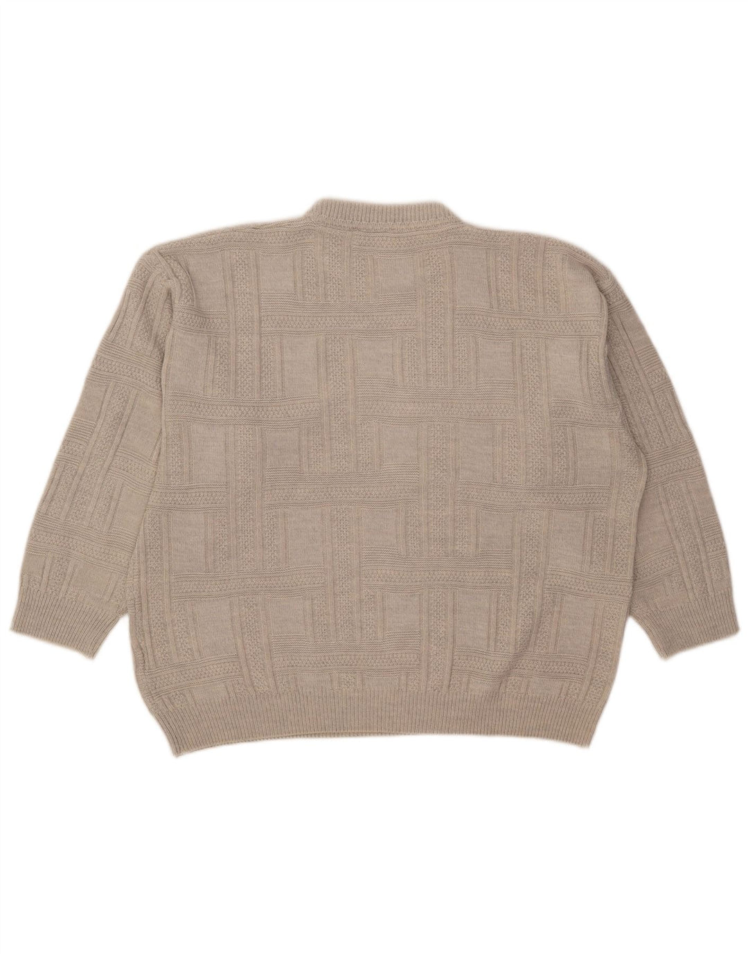 Nick Taylor Pull ras du cou pour homme XL Gris Acrylique