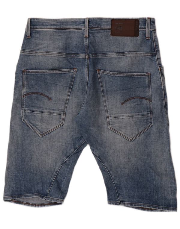 G-Star Hommes Denim Shorts W34 Grand Bleu Coton