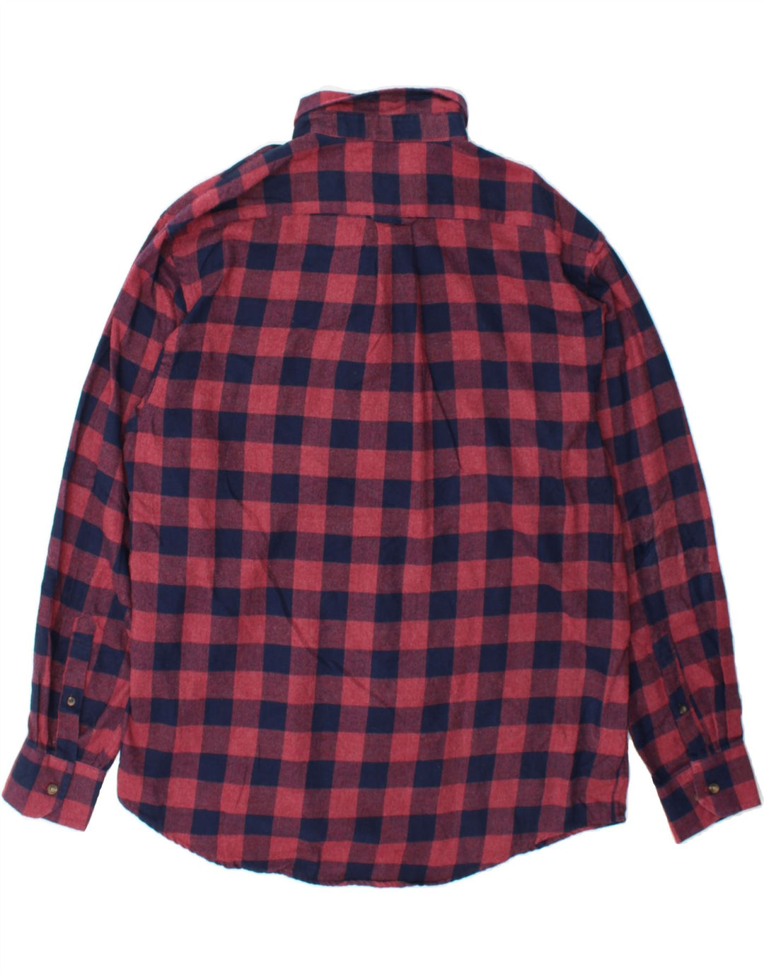 IZOD Mens Flannel Shirt Large Red Check Cotton Vintage Izod and Second-Hand Izod from Messina Hembry 
