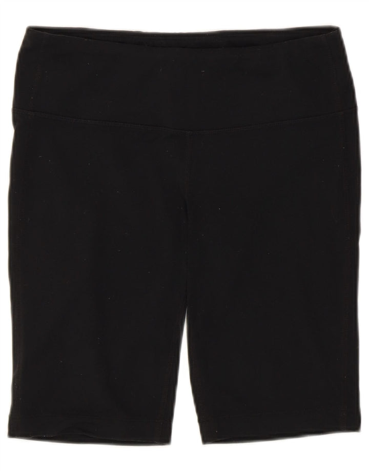 ATHLETA Short de sport pour femme UK 8 Petit Noir Polyester