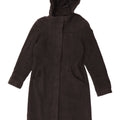 Topshop Manteau à capuche pour femme UK 42 Laine mouchetée gris moyen