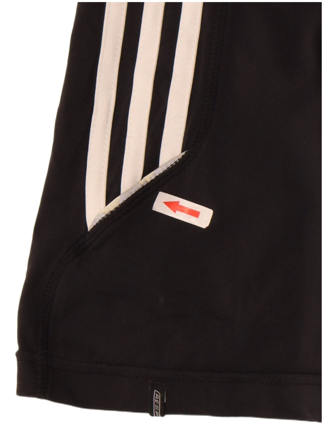 Adidas Short de sport pour femme UK 12 Medium Noir Nylon