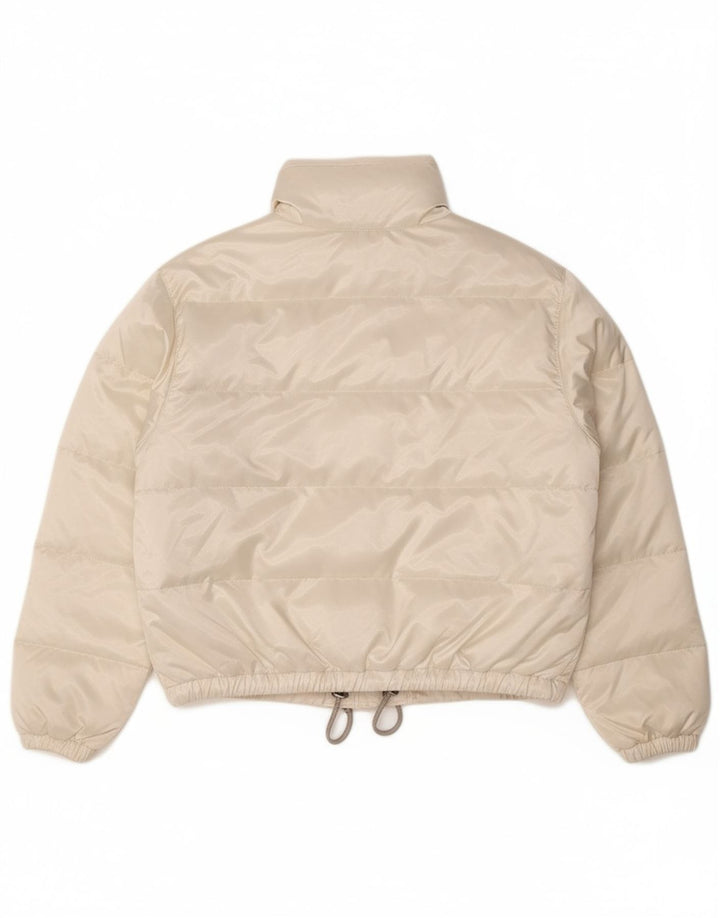 BELFE & BELFE Womens Padded Jacket UK 12 Medium  White Polyester