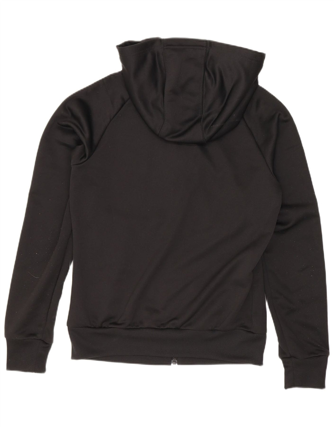 Adidas Pull à capuche zippé pour femme UK 8 Petit Noir Polyester
