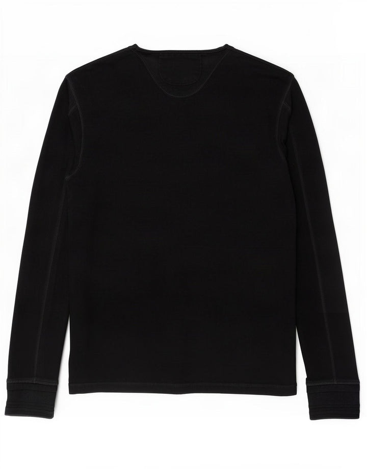 Superdry Haut à manches longues XL en coton noir pour homme