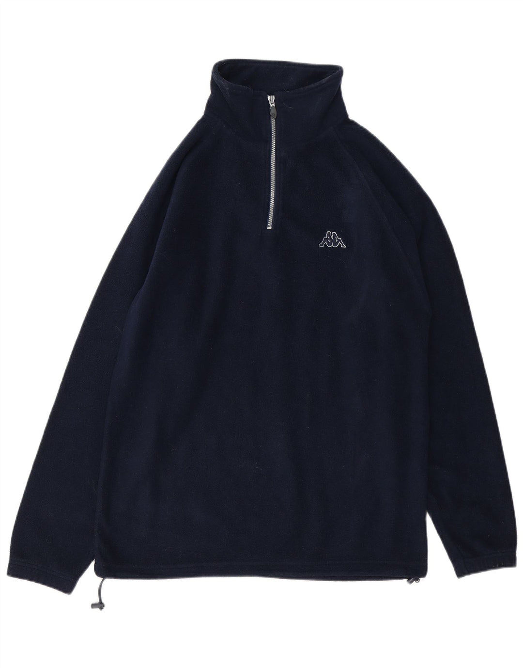 KAPPA Pull Polaire Col Zippé Homme Bleu Marine Moyen