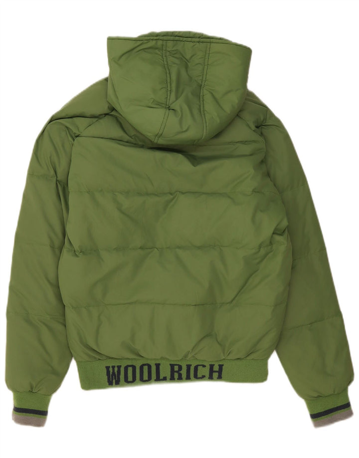 Woolrich Veste matelassée à capuche graphique pour garçon 13-14 ans Vert