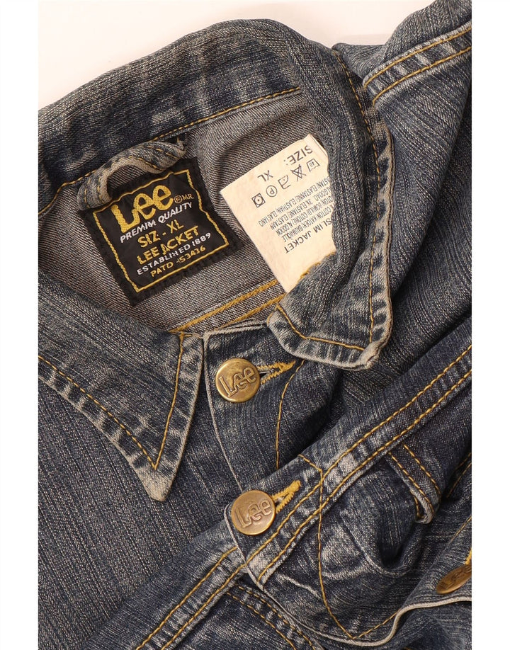 Lee Veste en Jean Garçon 14-15 Ans XL Bleu Coton