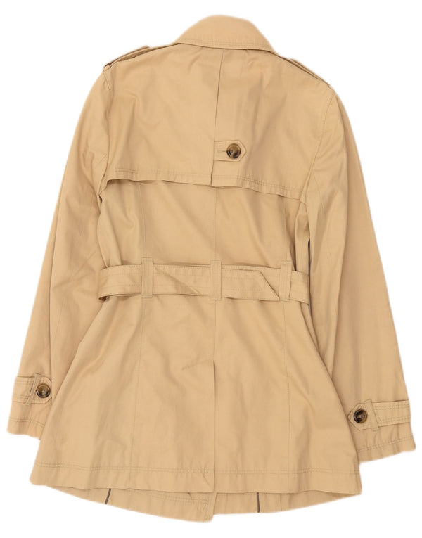 Massimo Dutti Trench-Coat Femme UK 12 Viscose Beige Moyen