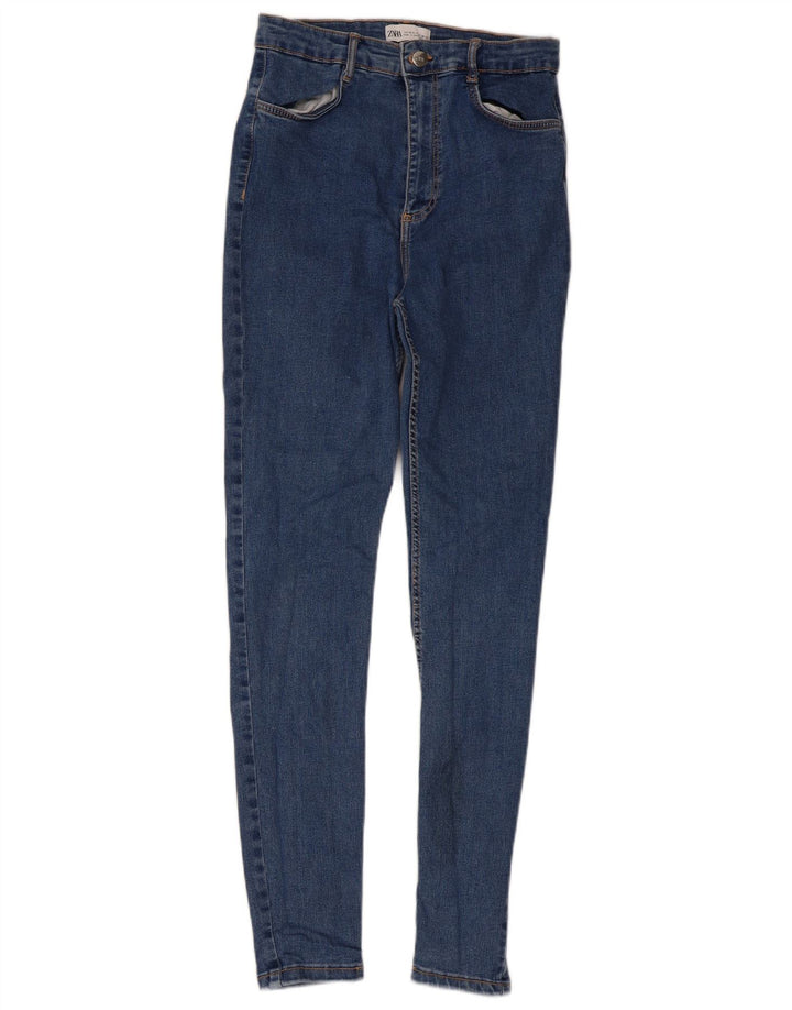 Zara Jean skinny pour femme EU 40 Medium W30 L29 Bleu
