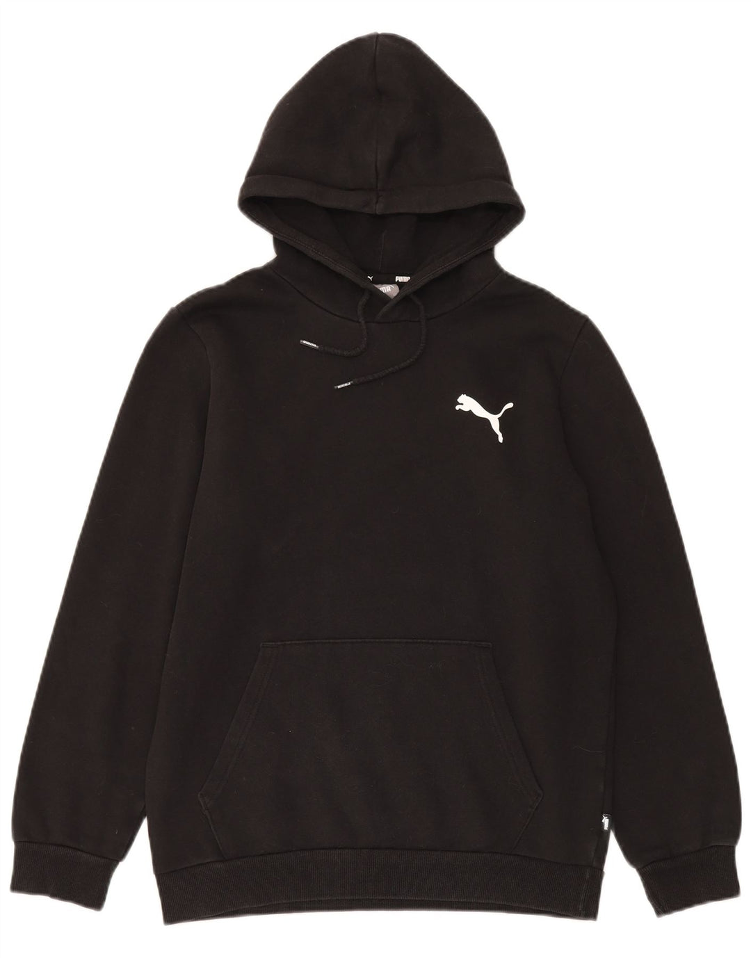 Puma Pull à capuche pour homme Petit Noir Coton