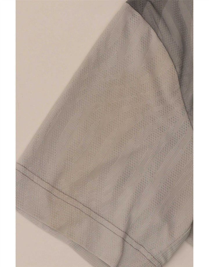 Adidas T-Shirt Homme Haut Large Gris Tie Dye Polyester